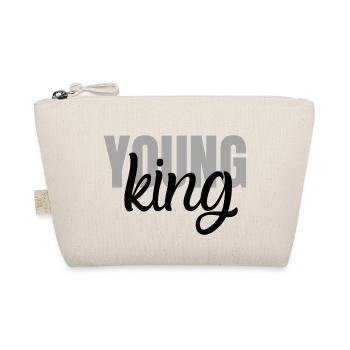 African Kente Art Young King African American - Organic Pouch - nature - Front