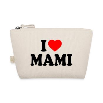 I love mami - Organic Pouch - nature - Front