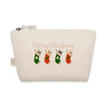 Joyeux Noël - Chats pour Noël - Trousse biologique - nature - Devant
