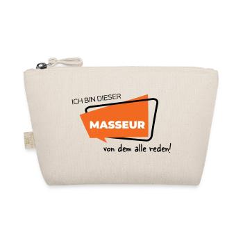 Ich bin dieser Masseur von dem alle reden - Bio-Täschchen - Natur - Vorne