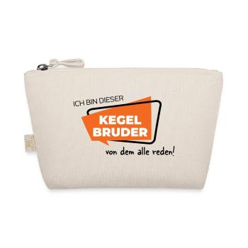 Ich bin dieser Kegelbruder von dem alle reden - Bio-Täschchen - Natur - Vorne