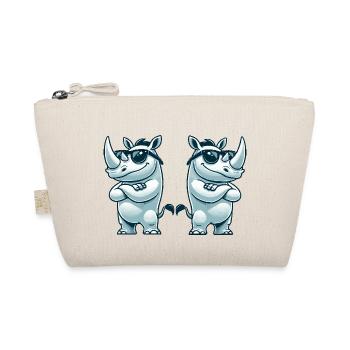 Rhino Comic Sunglasses 2 - Organic Pouch - nature - Front