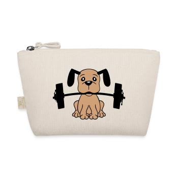 Chien Bodybuilder Muscles forts Gym Haltérophilie - Trousse biologique - nature - Devant