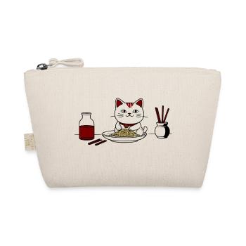 Cat and ramen - Organic Pouch - nature - Front