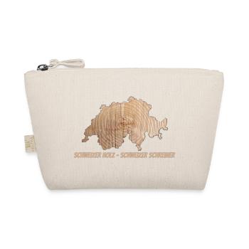 Swiss Wood – Swiss Carpenter | For Craftsmen - Organic Pouch - nature - Front