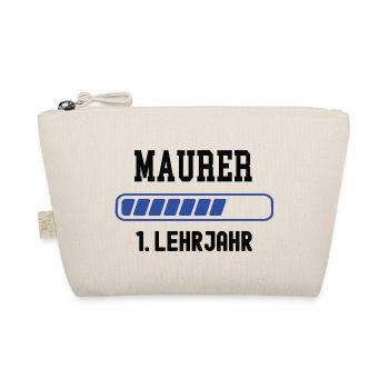 Ausbildung Maurer 1. Lehrjahr Maurerausbildung - Bio-Täschchen - Natur - Vorne