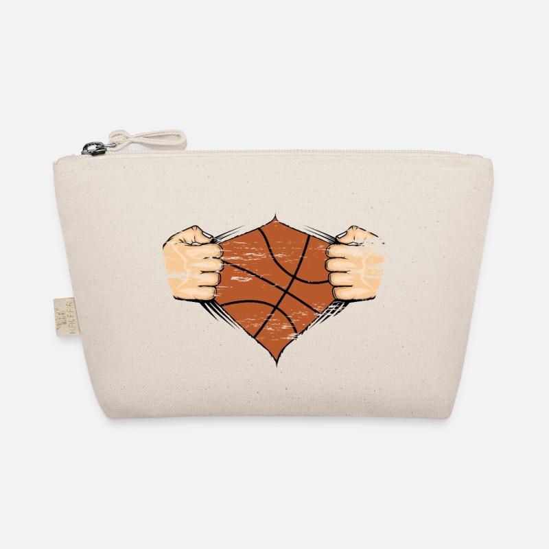 Basketball Design used - Bio-Täschchen - Natur