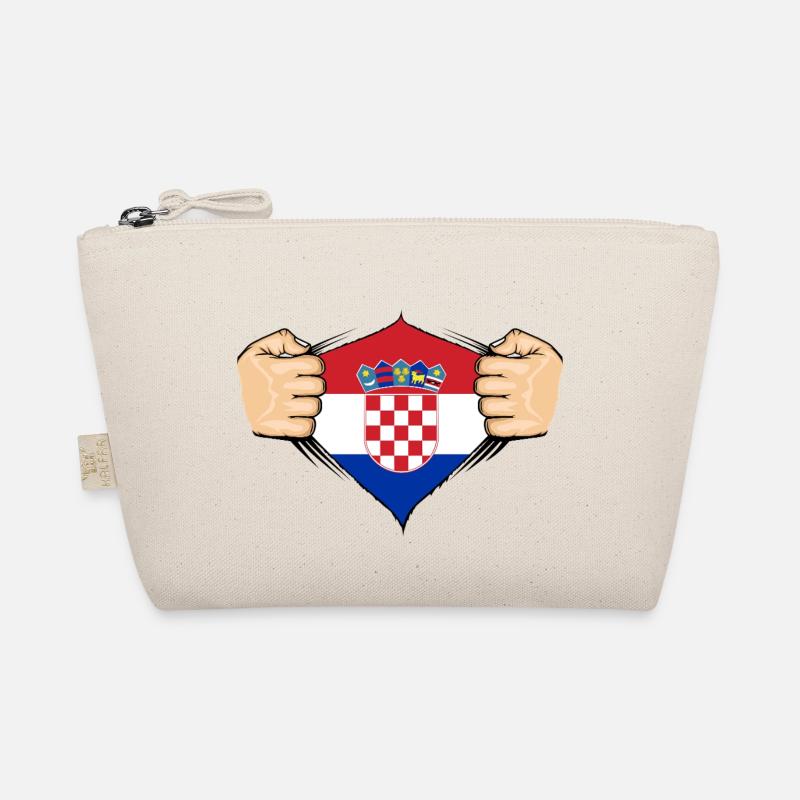 Conception du drapeau de la Croatie Trousse biologique