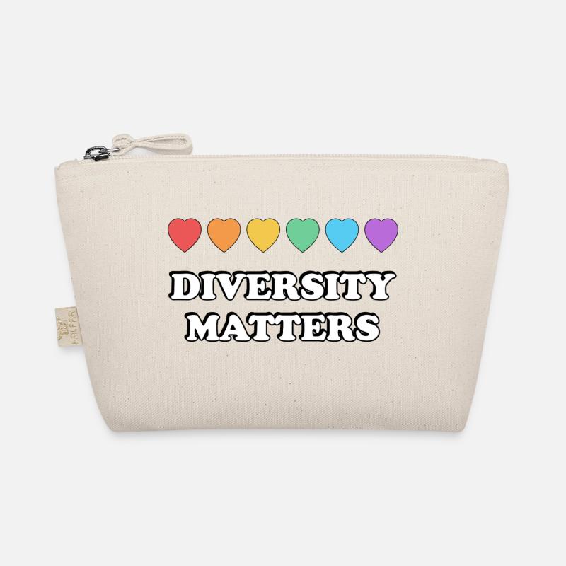 La diversité compte Rainbow Hearts Trousse biologique
