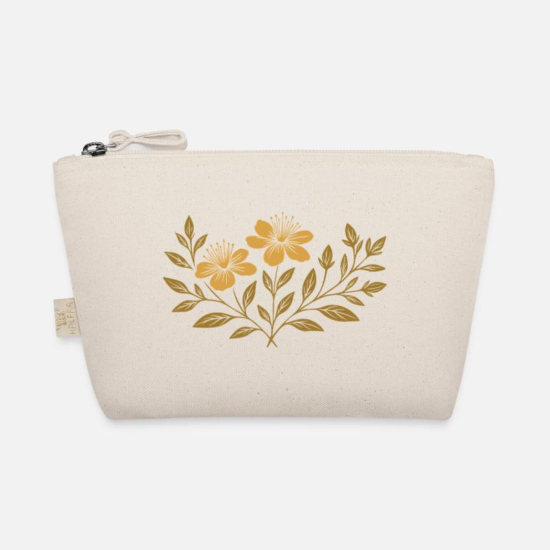 St. John's Wort - Botanical Design for Midsummer Organic Pouch