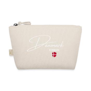 Danish pride, elegant minimalist design - Organic Pouch - nature - Front