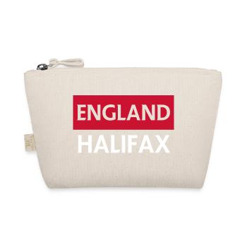 England Halifax Vintage Abzeichen Design - Bio-Täschchen - Natur - Vorne