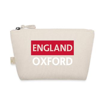 English Flag Minimalist Design - Organic Pouch - nature - Front