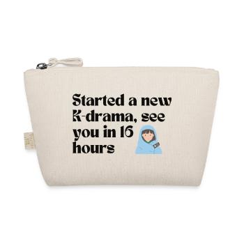 Lancement d’un nouveau K-Drama See You in 16 Hours merch - Trousse biologique - nature - Devant