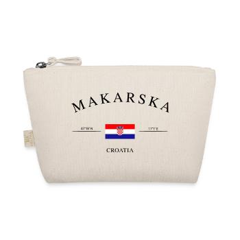 Makarska Kroatien – Urlaub Souvenir & Geschenk - Bio-Täschchen - Natur - Vorne