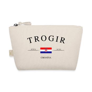 Trogir Kroatien – Urlaub Souvenir & Geschenk - Bio-Täschchen - Natur - Vorne