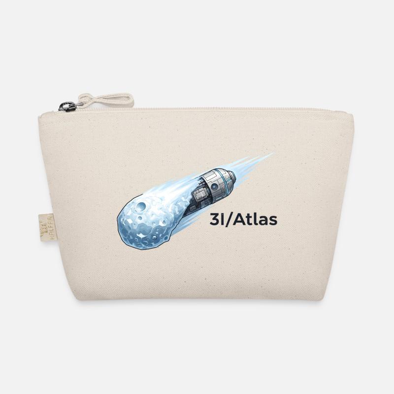 Comet flight through space Organic Pouch