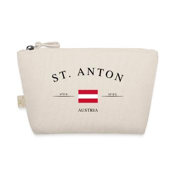 St. Anton Österreich – Urlaub Souvenir & Geschenk - Bio-Täschchen - Natur - Vorne