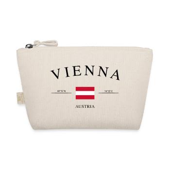 Vienna Austria – Holiday Souvenir &amp; Gift - Organic Pouch - nature - Front