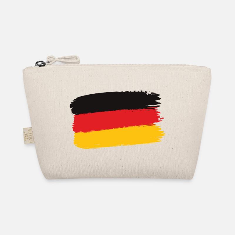 Germany Flag Brushstroke Organic Pouch