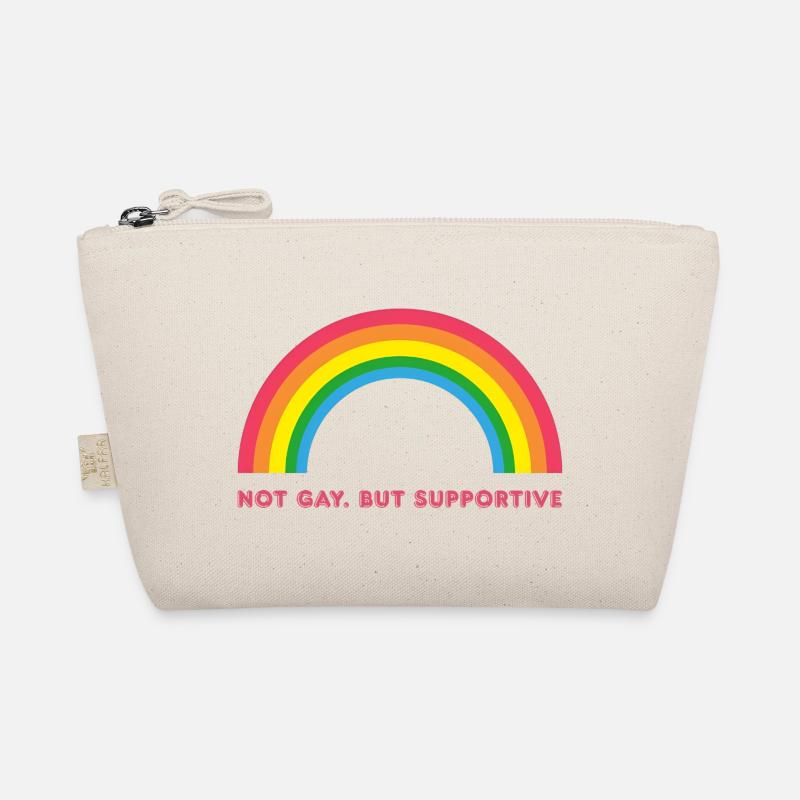 Vintage Retro Regenbogen Sterne – Supportive Bio-Täschchen