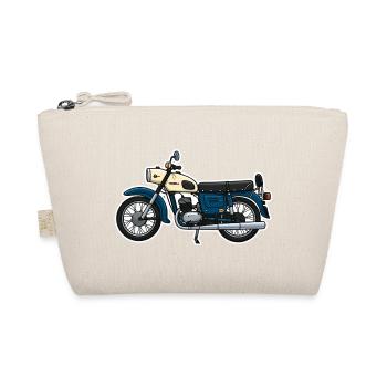Retro Vintage Motorrad MZ ES150/1 - Bio-Täschchen - Natur - Vorne