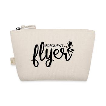 Frequent Flyer Witch Halloween Funny Tee - Organic Pouch - nature - Front