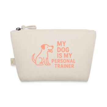My dog is my personal trainer - Organic Pouch - nature - Front