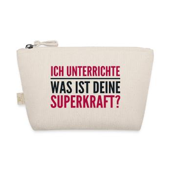 Ich unterrichte – was ist deine Superkraft? - Bio-Täschchen - Natur - Vorne