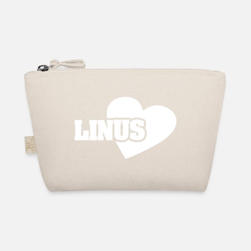Linus als Gold Bio-Täschchen