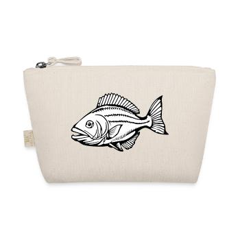 Cadeau de t-shirt Fish Angler - Trousse biologique - nature - Devant