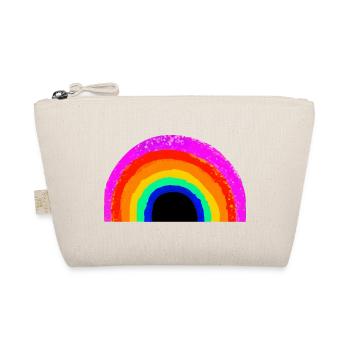 Vivid Rainbow Arch - Organic Pouch - nature - Front