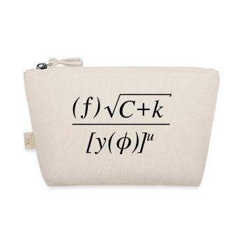 Mathe Gleichung f*ck you - Bio-Täschchen - Natur - Vorne