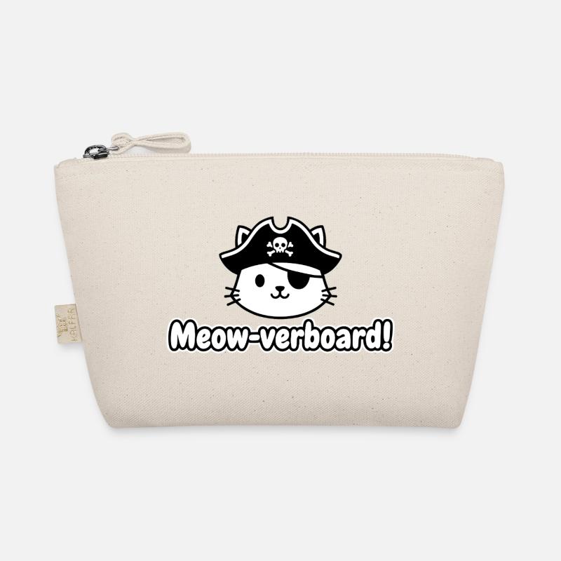 Conception de la planche Cat Pirate Meow Trousse biologique