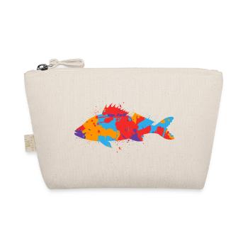 Coloré Perche Pêcheur Design Pêche à la perche Pêche - Trousse biologique - nature - Devant