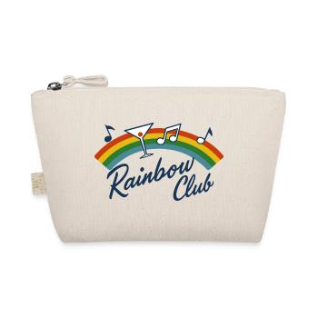 Rainbow Club Music Logo - Organic Pouch - nature - Front
