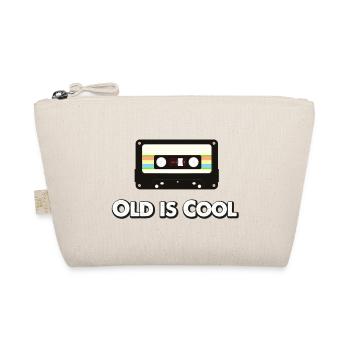 Alt ist cool – Retro-Kassetten-T-Shirt - Bio-Täschchen - Natur - Vorne
