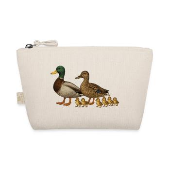 Duck Family - Organic Pouch - nature - Front