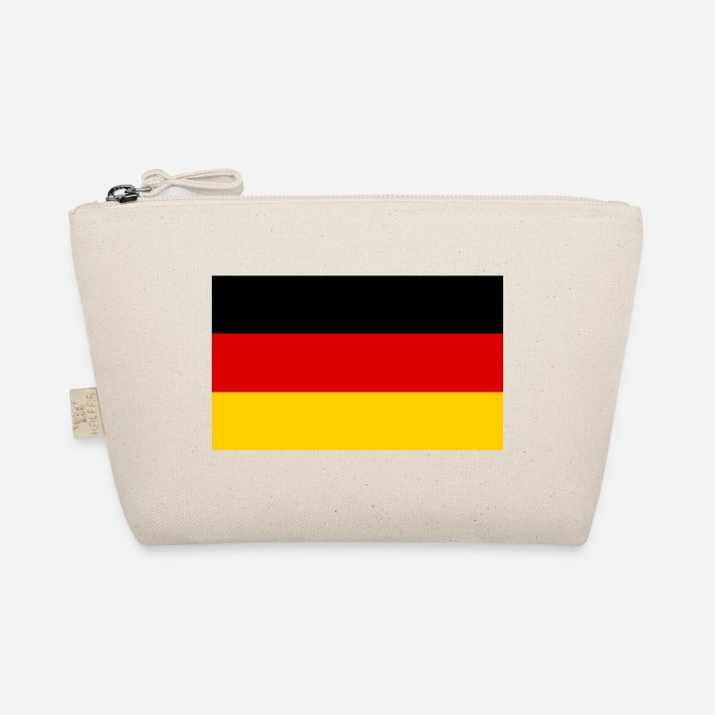 German flag pattern in minimalist design Organic Pouch
