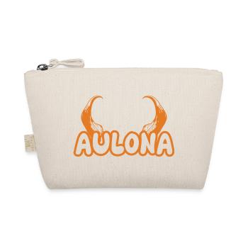 Gift for Aulona - Organic Pouch - nature - Front