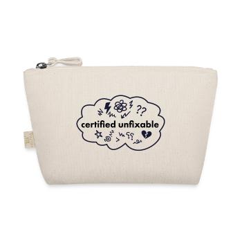 Certified Unfixable - Organic Pouch - nature - Front