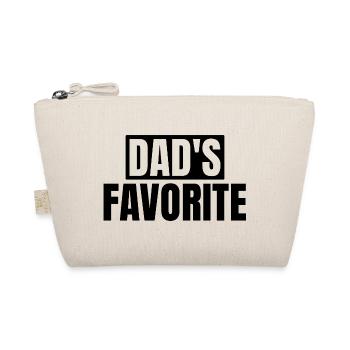 Préféré de papa Je suis le préféré de papa - Trousse biologique - nature - Devant