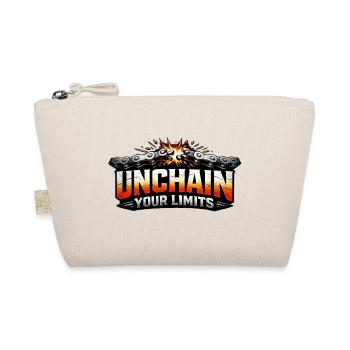 Unchain Your Limits Bike Saying - Organic Pouch - nature - Front