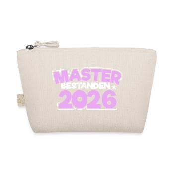 Master 2026 Abschluss Promotion Sponsion - Bio-Täschchen - Natur - Vorne