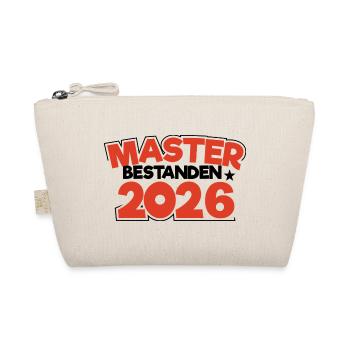 Master 2026 Masterabschluss Promotion Sponsion - Bio-Täschchen - Natur - Vorne
