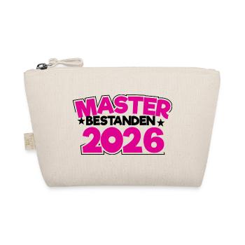 Master 2026 Abschluss Promotion Sponsion - Bio-Täschchen - Natur - Vorne