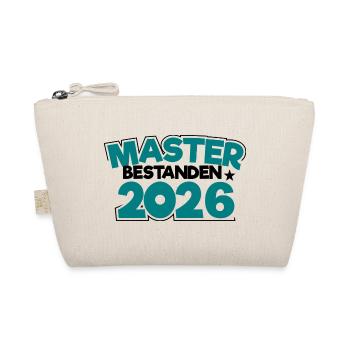 Master 2026 Abschluss Promotion Sponsion - Bio-Täschchen - Natur - Vorne