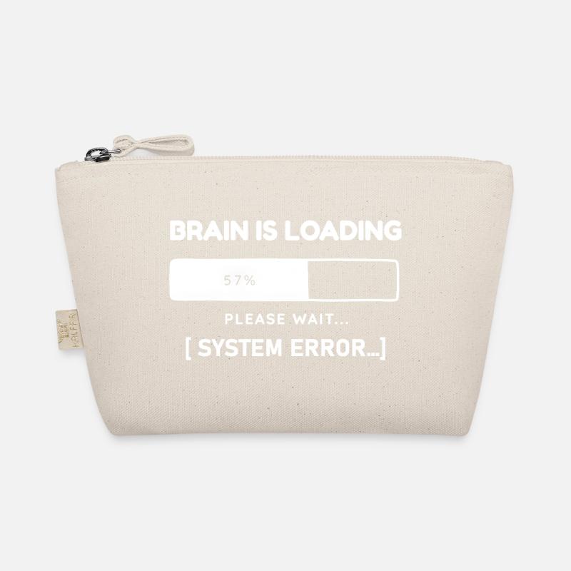 Brain is Loading System Error – Lustiger Spruch Bio-Täschchen