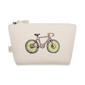 Flower Wheel Bicycle Art Environmental Protection Flower - Organic Pouch - nature - Front