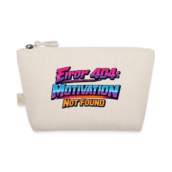 404 Désolé Motivation non trouvée rétro années 80 - Trousse biologique - nature - Devant